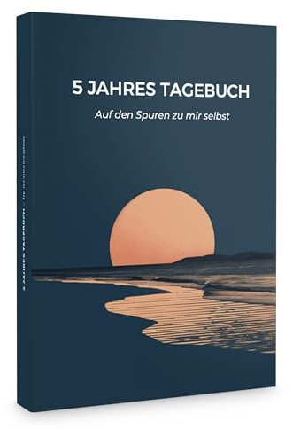 memoriecation 5 Jahres Tagebuch für Erwachsene Auf den Spuren zu mir selbst - Dein Journal mit 365 inspirierenden Fragen - One Line a Day, 5 Year Diary, Journaling Buch