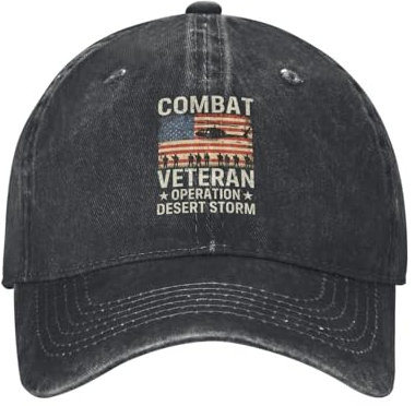 Sonnenhut Kampfveteran Der Operation Desert Storm Baseballmütze Cool Wanderhut Klassische Docker Cap Für Angeln Outdoor-Aktivitäten Reisen