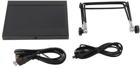 Monitor HD Mavaol da 7 pollici, touchscreen USB portatile, risoluzione 1024x600, Plug and Play, display esterno per Windows, giochi e video (Versión táctil HD TN)