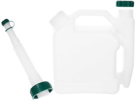 BESPORTBLE 1.5l Gasoline Mixing Bottle Premixed Oil Mixing Tank Thick Spout 20:1/25:1/40:1/50:1 Ratios for 2-stroke Engine Use