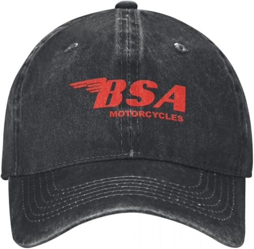 QAWSOIT Baseball Cap Unisex Sun Hat BSA Motor Racing Motorcycles Men Women Baseball Caps Motorbike Distressed Cotton Hats Cap Casual Outdoor Running Golf Sun Cap Birthday Gift Multicoloured