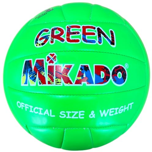 Mikado Sport Beach-Volleyballball, offizielle Größe und Gewicht, für Kinder und Erwachsene, für Strand, Meer, Garten und Freizeit