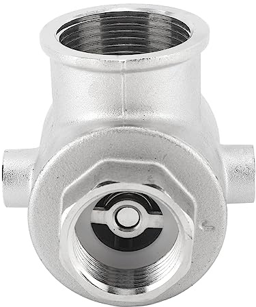 Itonash Clapet Anti-Retour à 5 Voies, DN32 en Alliage D'aluminium à Ressort avec Filetage Femelle Mâle, pour Systèmes de Fluides et Systèmes Pneumatiques