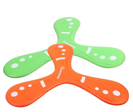 TOYANDONA 2piezas Bumeranes Triangulares De Eva Engrosados para Niño Niña y Adultos De Juguetes Suaves para Aire Parques y Playas