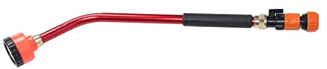 Adjustable Water Sprayer Wand Durable High Rise Stick Sprinkler Aluminum Alloy Plastic Plant Watering Wand for Garden Yard Farm (60CM)