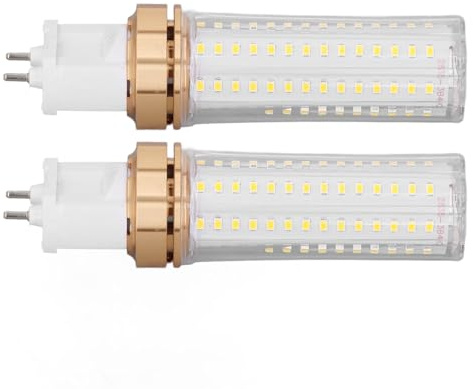 SIXRUN Bombilla LED de Maíz 20W, G12 2000LM 360° 2835 SMD 120 LED, Base Aislada de ABS para Lámparas de Techo y Suelo, Hogar (Luz cálida)