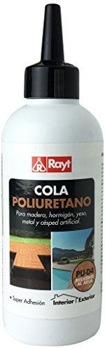 Rayt 660-06 PU-500 Adhesivo de poliuretano D4 para madera, hormigón, yeso, metal y césped artificial. 250g, El embalaje puede variar
