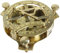 THOR INSTRUMENTS Bussola meridiana in ottone massiccio da 12,7 cm, stile rustico, vintage, decorazione per la casa, idea regalo