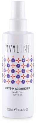 YVYLINE Balsamo Senza Risciacquo Leave in Conditioner Capelli Ricci 200 ML Idrata Ristruttura e Modella i Ricci Balsamo Spray Senza Risciacquo Naturale Senza Parabeni Siliconi Sles Made In Italy