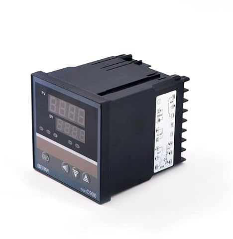 WANGCL AC 220 V PID-Regler Digitaler intelligenter Thermostat Einstellbarer Temperaturschalter Unterstützung k-Typ Thermoelement-Schützrelais - 0-1372 ℃