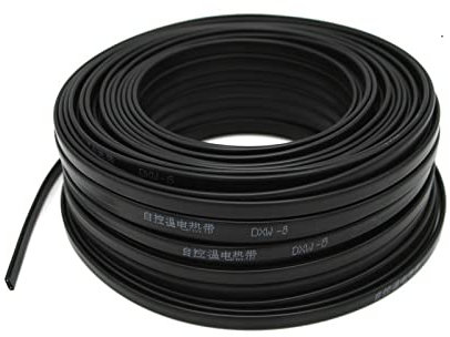 PLIPSH 100 m Frostschutz-Heizkabel for Wasserleitung/Dach 230 V 8 mm selbstregulierender elektrischer Heizdraht Perfection
