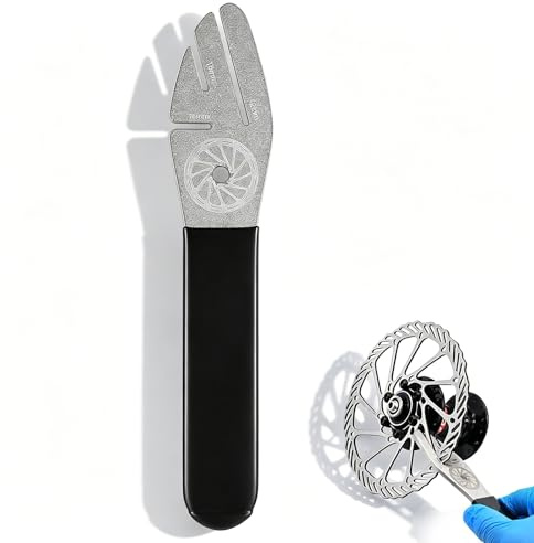Floatdream Fahrrad Bremsscheiben Richtwerkzeug, Tragbar Bremskorrekturschlüssel, Bremsscheiben Einsteller, Zum Ausrichten, Einstellen und Sicheren Fahren von Fahrradbremsbelägen
