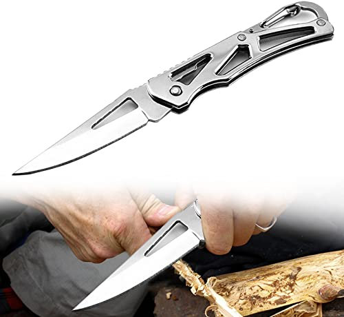 TUKNN Coltello Pieghevole,Coltello Campeggio,Coltello Sopravvivenza,Coltellino Tascabile,Coltello Portatile,Coltello Tascabile,Coltello Tascabile Pieghevole,per Campeggio Caccia Sopravvivenza