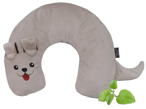 Mother Earth Pillows Duke The Dog Triggerpoint Pillow for Kids and Adults, Natural Pain Relief for Neck and Shoulders, Large - Relieve Herbal Blend