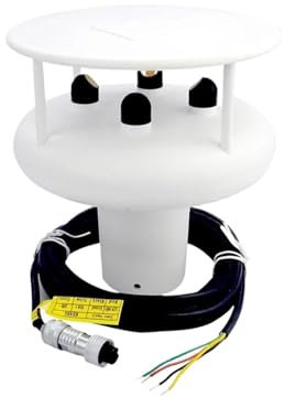Anemometre de Vent Capteur Vitesse CXS03 Station météo à chauffage automatique 2 en 1 12 V/24 V Capteur de vitesse et de direction du vent Anémomètre extérieur Modbus for serre, protection de l'enviro