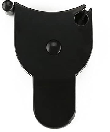 DUnLap Maßband Selbstklebend Maßband 205 cm / 80 Zoll Maßnahme Nähfilm for Körpertaille Brustbeine Messung Einziehbarer Messlineal Maßband Körper (Color : Black, Size : 2M)