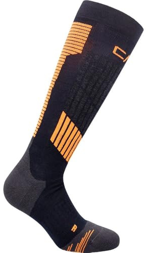 CMP - Ski Sock Graphene, B. Blue-Arancio, 43/45