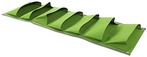 ZPSHYD Pflanztasche mit 7 Taschen, vertikale Filz-Pflanztasche, korrosionsbeständig, atmungsaktiv, Wand-Pflanzgefäß für Landschaftsgarten-Werkzeug