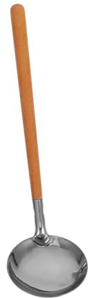 OSOLADY Heavy Duty Soup Ladle with Strainer Japanese Water Ladle Kitchen Serving Spoon Soup Spoon