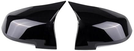 Seitenspiegelgehäuse Für 5 6 7 Serie Für F10 F11 F18 Für GT Für 5GT Für F07 F06 F12 F01 Für 520i 523i 525i 530I Seite Rückspiegel Abdeckung Spiegelkappen(Schwarz)
