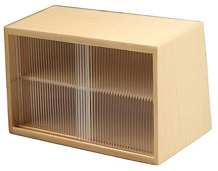 BESTonZON Miniatur-Schrank Aus Holz Mini-Schrank Für Puppenhaus Miniaturschrank Für Tiny House Mini-hausmöbel Schrank Für Modellbau