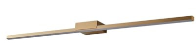 Lucande LED Wandleuchte, Wandlampe Bad Kivana (spritzwassergeschützt (Modern) in Kupfer aus Aluminium (1 flammig) - Wandleuchten Spiegelleuchte Badezimmer Wandbeleuchtung Badezimmerleuchte