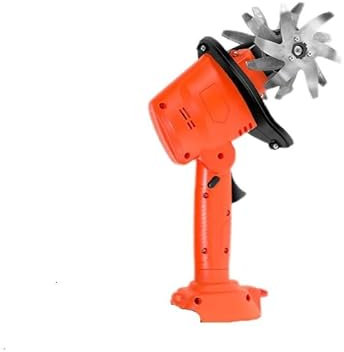 Cordless Handheld Cultivator Compatible with Makita 18V Battery (No Battery), 550W Garden Rotavator with 10cm Tilling Depth and 10cm Tilling Width, Electric Tiller (Only Device)