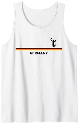 Volleyball Fan Beachvolleyball Outfit Germany Tank Top