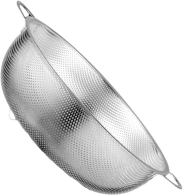 BAZEITFLOW Panier Égouttoir Inoxydable à Mailles Fines avec Double Poignées Passoire Drain Basket Multi-usage pour Cuisine Fruits Légumes et Riz Résistant