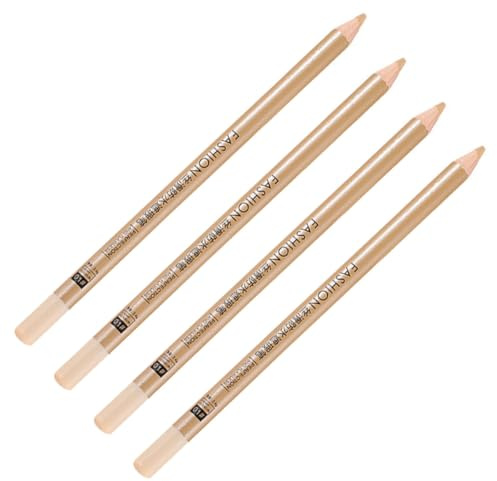 Crayon Correcteur de Taches de Rousseur en Bois Blanc 4pcs | Voyages D’affaires et Déplacements, Maquillage Diy, Lot Pratique pour Amies Style Aléatoire