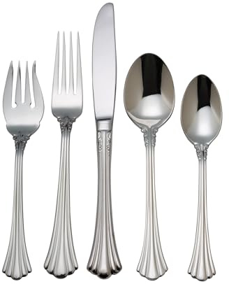 Reed & Barton 1800 5Pc Flatware Place Setting, 5 Piece, Silver