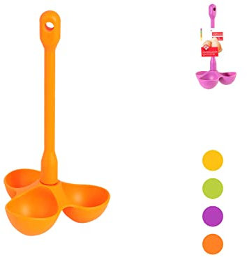 Home 8359500 Cuociuova, Silicone, Multicolore, Antiaderente 3 Posti, White