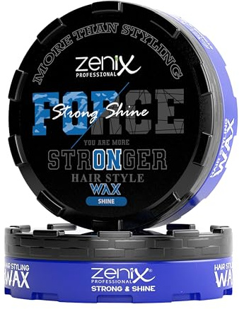 Zenix Force Strong Shine Hair Wax 150ml - Haarwachs für Männer - Starker Halt & Wet Finish - für alle Haartypen