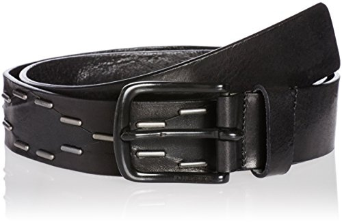 Diesel B-NIGHT Belt Gürtel Herren Echtleder Schwarz