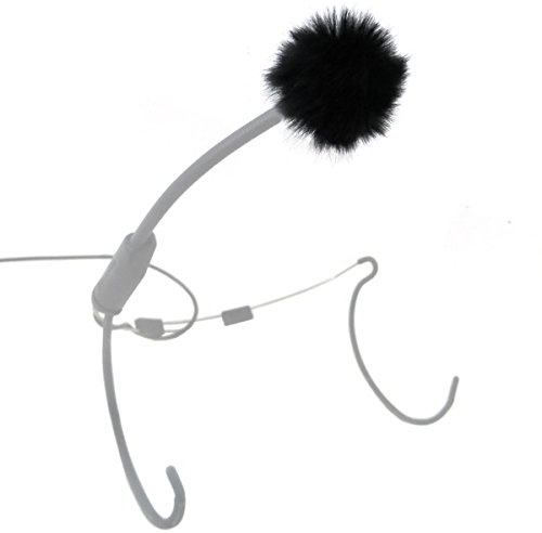 keepdrum WS05 Mini Fell-Windschutz passend für Headsets und Lavalier-Mikrofon