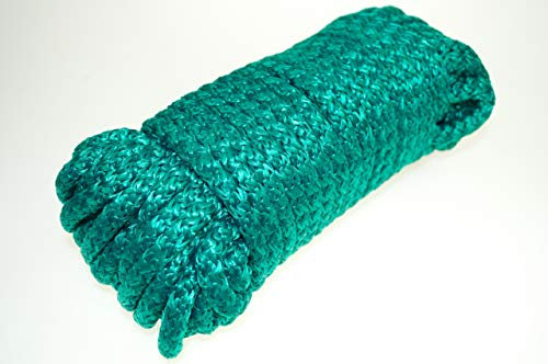 Corda in polipropilene universale verde 8 mm x 20 m PP per ancoraggio fune funi intrecciata LU08