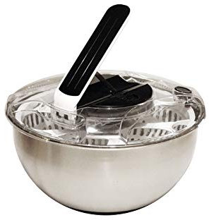 BAUMALU Hilandero para ensaladas, acero, 28 x 17,5 cm