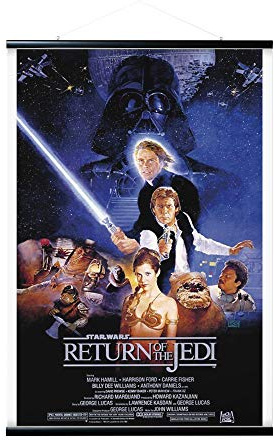 Erik Magnetische Posterleiste mit Poster - Star Wars Die Rückkehr der Jedi-Ritter - Poster mit Rahmen