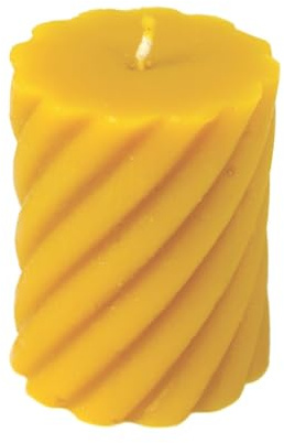 LYSON Kerzengießform Silikonform Walze Niedrige Spiralwalze 8,5 cm hoch für Bienenenwachskerzen Giessform zur Kerzenherstellung Bienenwachskerzen gießen Geschenkidee