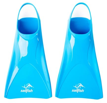 Sailfish® Schwimmflossen Silikon | Trainings-Fins für effektives Beintraining | Kurzflossen für Vortrieb, Technik & Ausdauer | Bequeme offene Ferse | Ideal für Schwimmtraining & Triathlon | Unisex