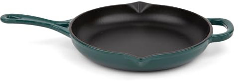 Larder & Vine Sartén clásica de hierro fundido esmaltado, 27 cm (Bondi)