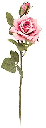 DRJUSS Vintage schöne künstliche Blumen für die Dekoration Rose Seide große Kunstblumen Zweig Hochzeit Home Decor Wohnzimmer Christrose rot