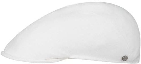 LIERYS Flatcap Meliert Dunkelblau Elegantes Design Stylisches Accessoire weiß XL (60-61 cm)