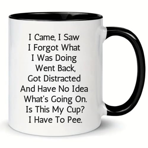 MissDaisy Lustige Tasse für ältere Menschen, 325 ml, Keramik-Kaffee-/Teetasse, Seniorengeschenk, Geburtstag, Muttertag, Vatertag, Weihnachten