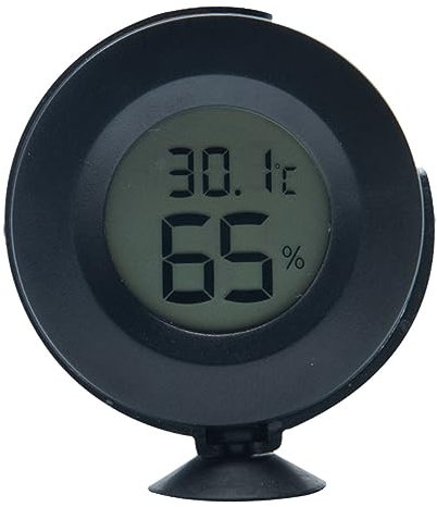 HANABASS 2pièces Hygromètre Et Thermomètre Numérique Pour Reptiles Mesure De Température Et Humidité Affichage Lcd Et Pour Terrariums Et Animaux Exotiques