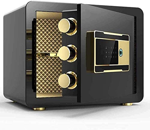 safe Small Safes for Home Personal Safe Cabinet Safes Fireproof Waterproof Lock Cabinets Gun Cash Strongbox Solid Steel Safety Lock Box, Cash Box, Security Box for Office Or Home Use Money safe