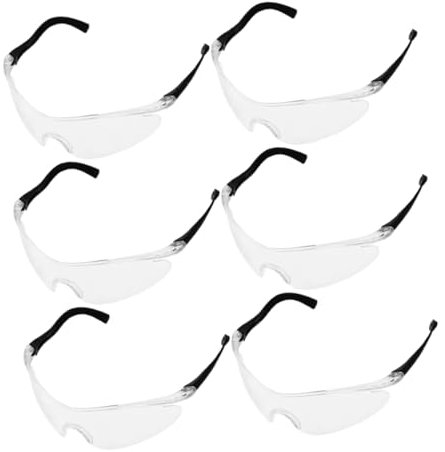 HAWILLOSCH 6pcs Safety Glasses for Boys and Girls Comfortable Protective Eyewear for Boy Girl Construction Safety Glasses for Indoor Outdoor Use