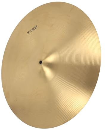 Crisp Sound Crash Cymbal Messing Jazz Drum Becken für Professionelle Musikbegeisterte für Großveranstaltungen Studenten und Erwachsene (18 Zoll)