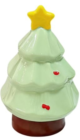 Porta stuzzicadenti a forma di albero di Natale, grazioso dispenser per stuzzicadenti da cucina, ristorante, scatola portaoggetti da scrivania
