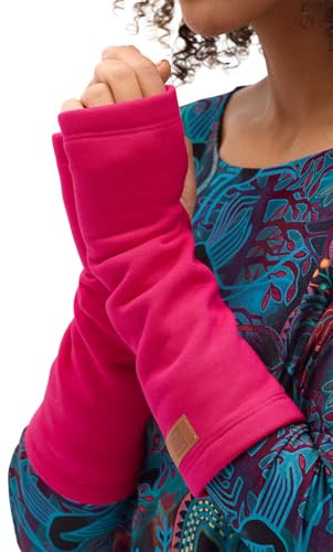 Koko KOKOworld Handstulpen Puffy Damen, Armstulpen aus Bio-Baumwolle Hergestellt aus warmem, angenehm gekrempeltem Sweatshirtstoff, Perfekt für Winterzeit, Elasthan, Grammatur 260-280 g/m2